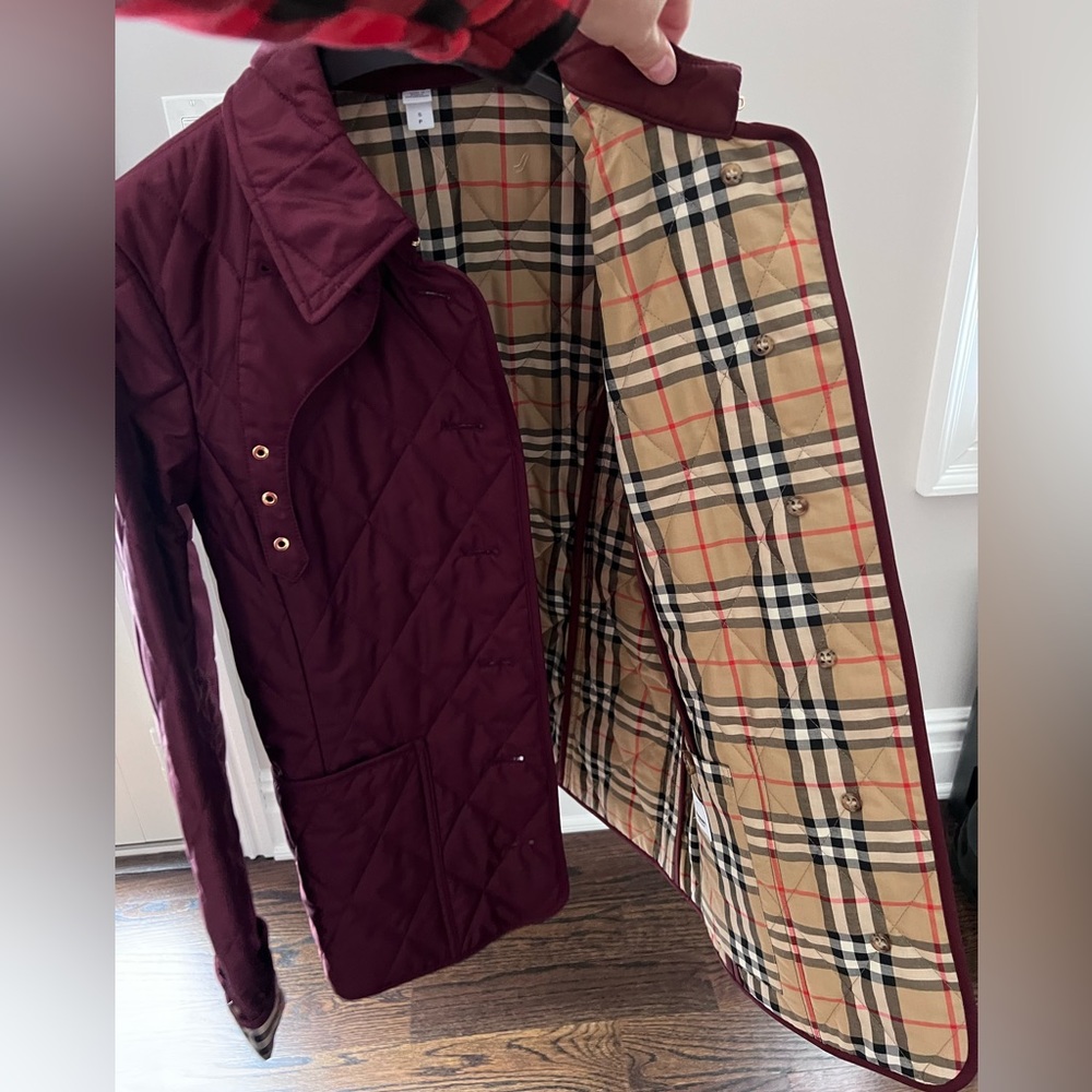 Fernleigh Thermoregulated Diamond Quilted Jacket(BURGUNDY)